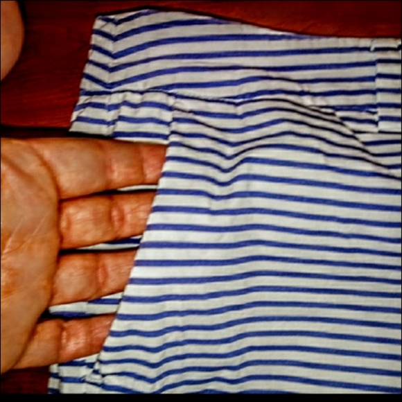 Nautica Bermuda Shorts Size 14 Stripe Stretch EUC - Picture 5 of 11